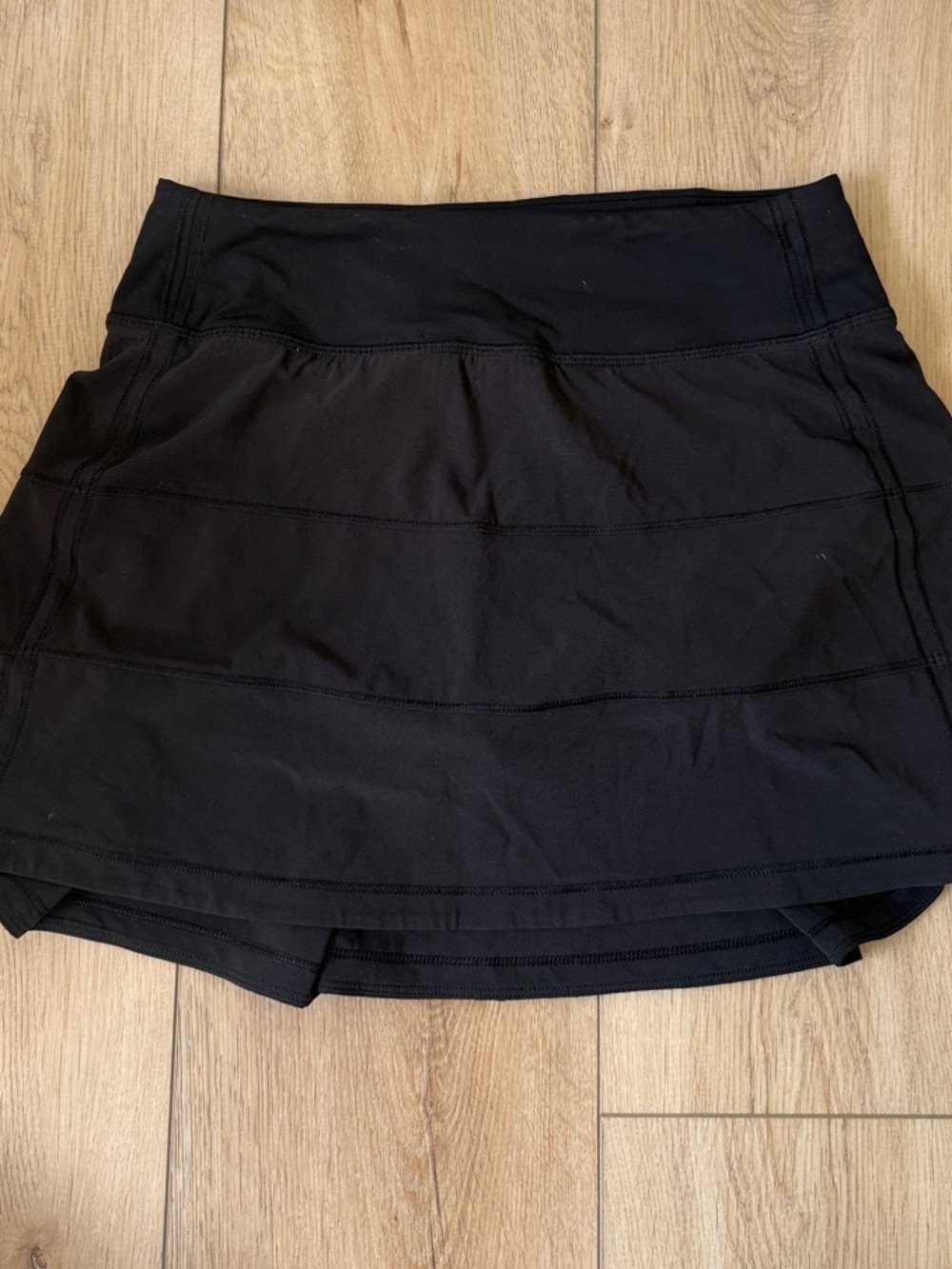 lululemon athletica Black Athletic Skort with Back Zip